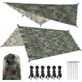 Outdoor Camouflage Canopy Multi-Functional Waterproof Sunscreen Beach Shade Tent Beach Canopy Cloth Moisture-Proof Mat - EDC Italia