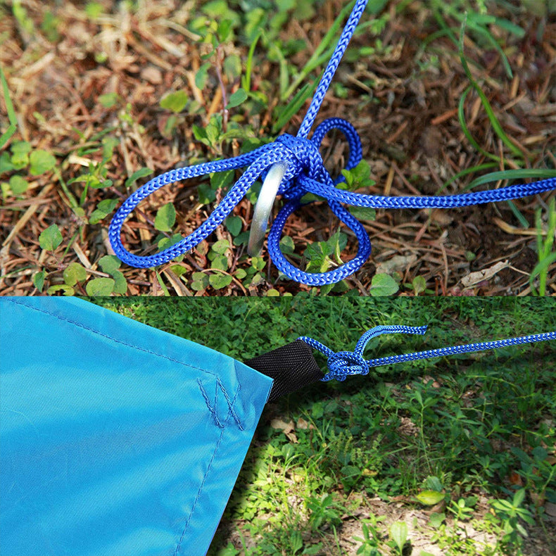 Outdoor Camouflage Canopy Multi-Functional Waterproof Sunscreen Beach Shade Tent Beach Canopy Cloth Moisture-Proof Mat - EDC Italia