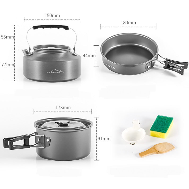New Outdoor Camping Portable Stove Combination - EDC Italia