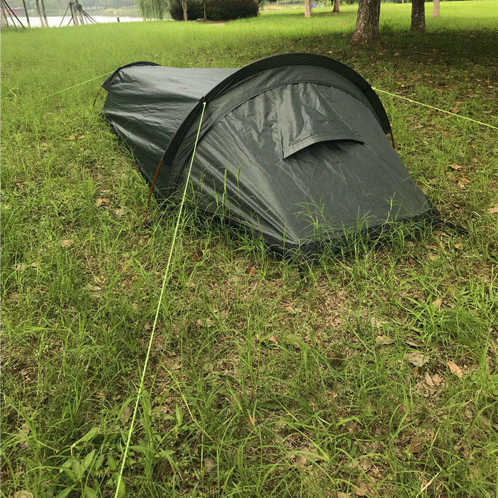 Three-Season Sleeping Bag Camping Tent Outdoor Dual-Purpose Individual Tent Waterproof Portable Camping Tent Sleeping Bag Awning - EDC Italia