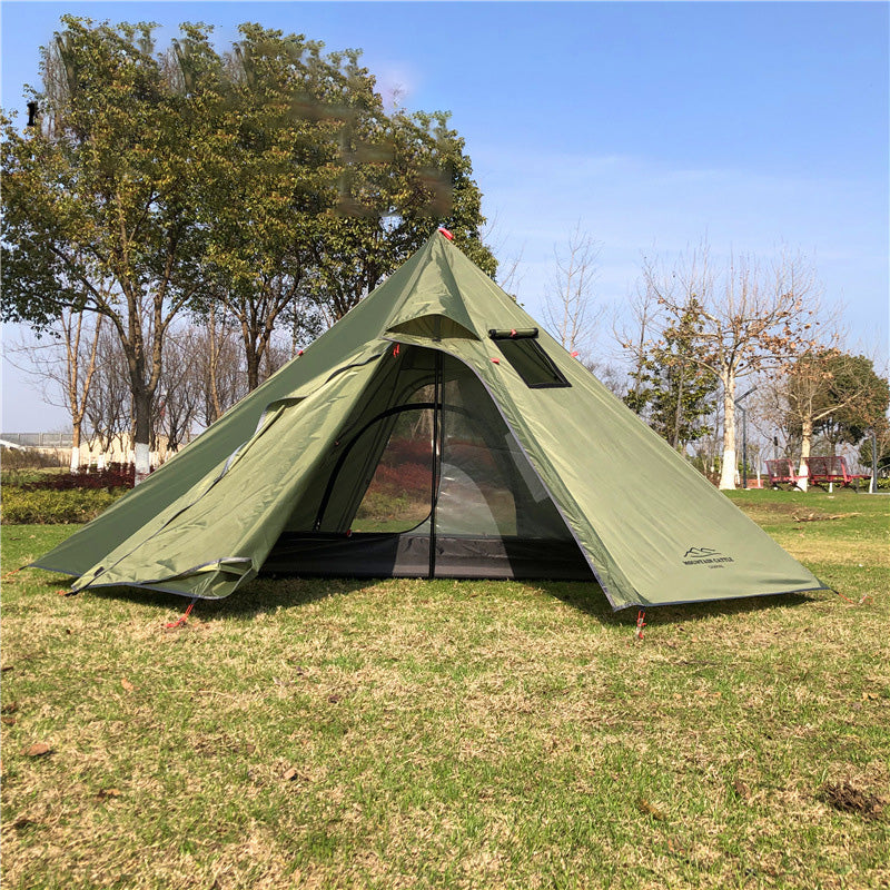 Super Light Camping Tent 3-4 People Big Pyramid Tent Backpack Tent - EDC Italia