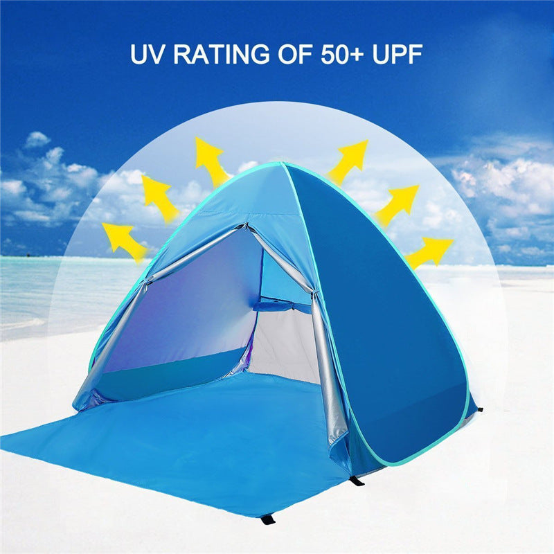 Automatic Construction-Free Camping Tent With Curtain - EDC Italia