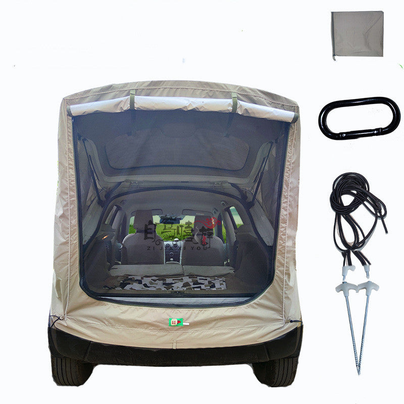 Car Trunk Extension Tent At The Rear Of The Car - EDC Italia