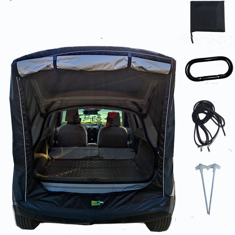 Car Trunk Extension Tent At The Rear Of The Car - EDC Italia