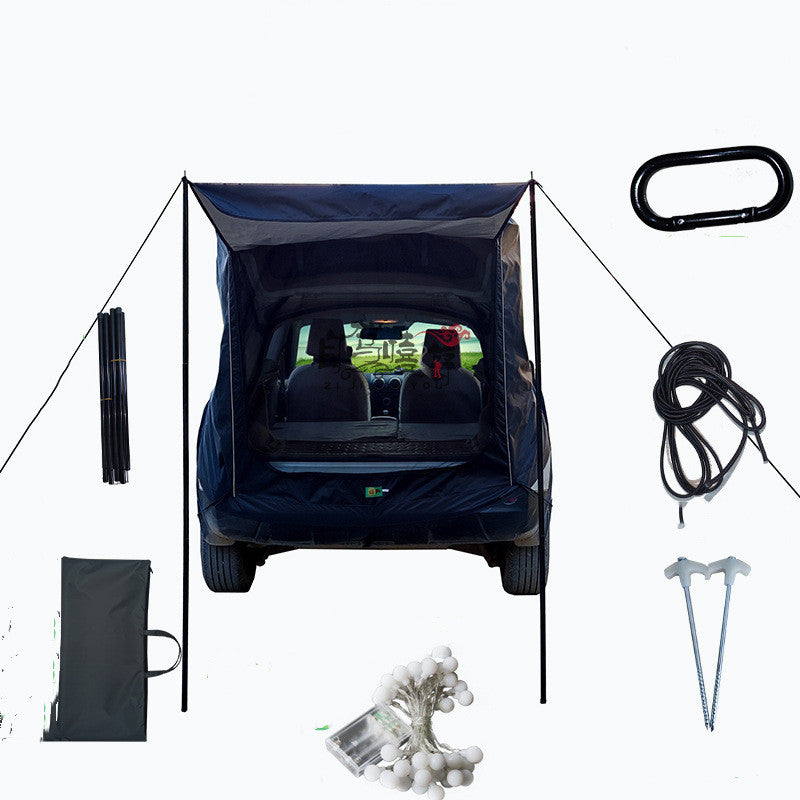 Car Trunk Extension Tent At The Rear Of The Car - EDC Italia