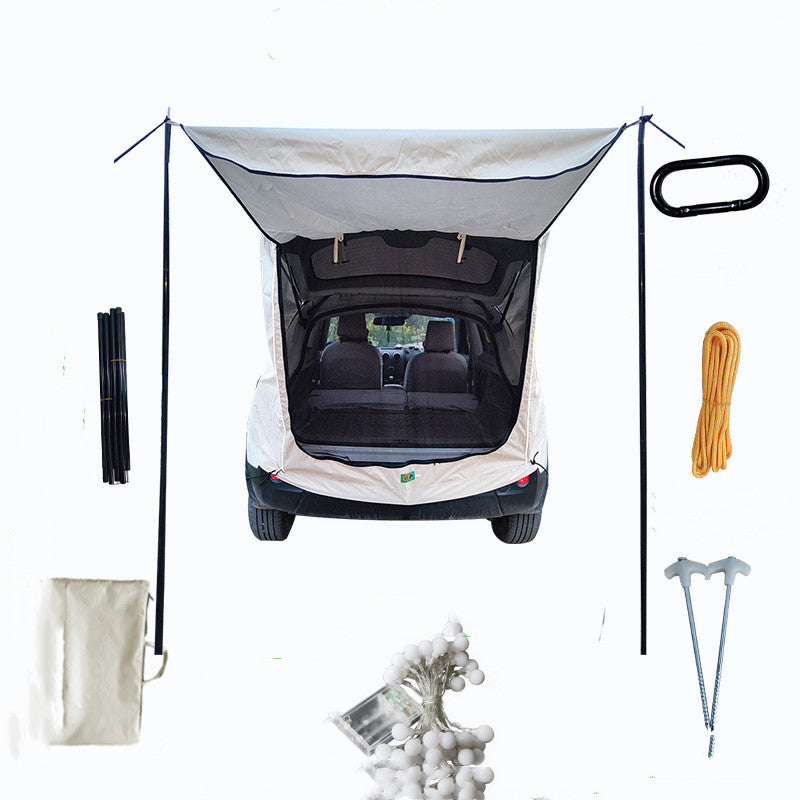 Car Trunk Extension Tent At The Rear Of The Car - EDC Italia