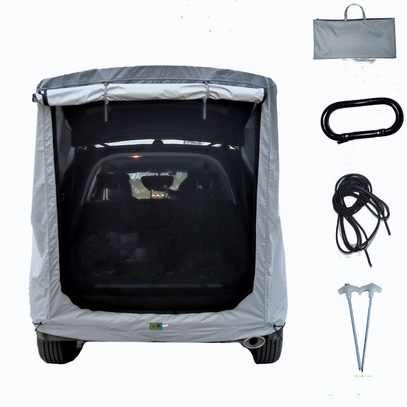 Car Trunk Extension Tent At The Rear Of The Car - EDC Italia