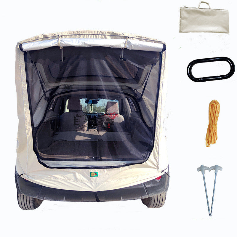 Car Trunk Extension Tent At The Rear Of The Car - EDC Italia