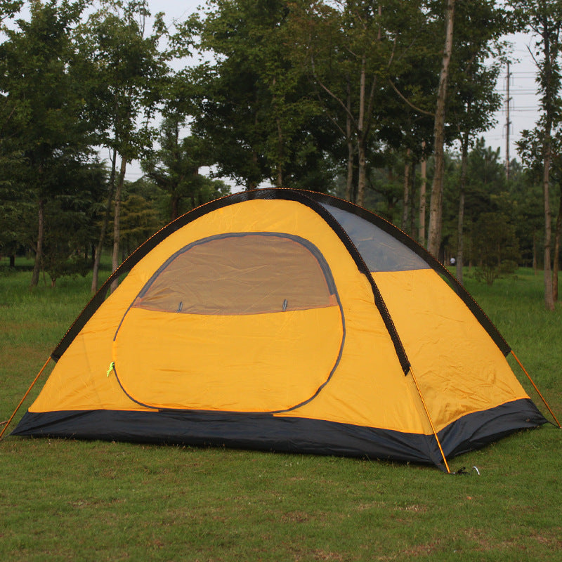 Outdoor Camping Camping Double-layer Aluminum Pole Tent - EDC Italia