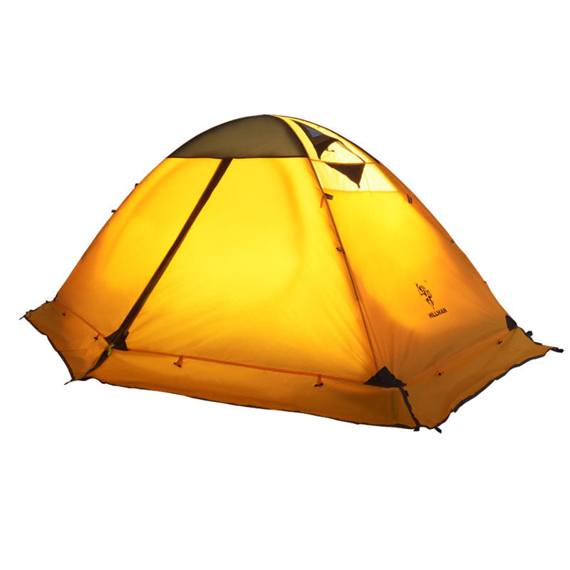 Outdoor Camping Camping Double-layer Aluminum Pole Tent - EDC Italia