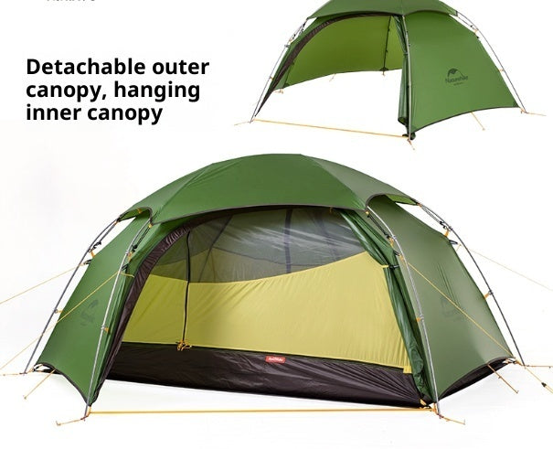 Outdoor Camping And Mountaineering Double Tent For Rainstorm Protection - EDC Italia