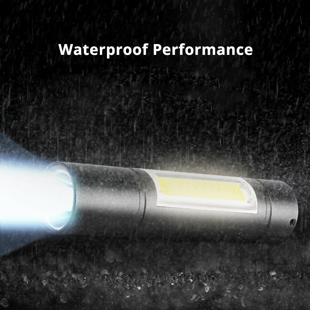 Outdoor cycling flashlight