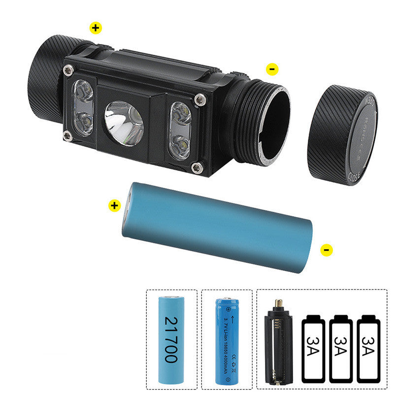 Household Simple Multifunctional Rechargeable Flashlight Headlight