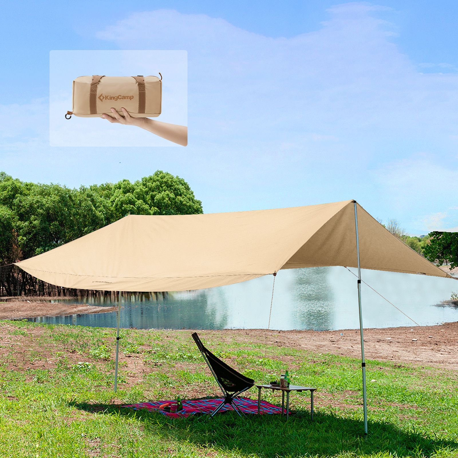 Summer Outdoor Travel Sunshade Tent Detachable - EDC Italia