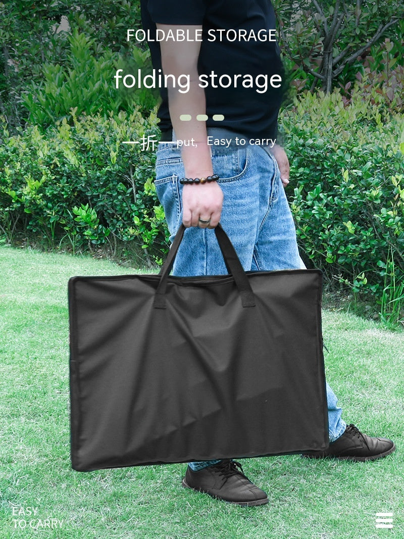 Outdoor Camping Blackened Aluminum Plate Folding Table - EDC Italia