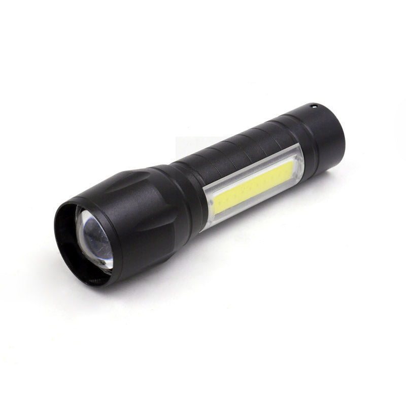 Mini USB Power Torch Multi-function Zoom Cob Flashlight Outdoor Camping Flashlight