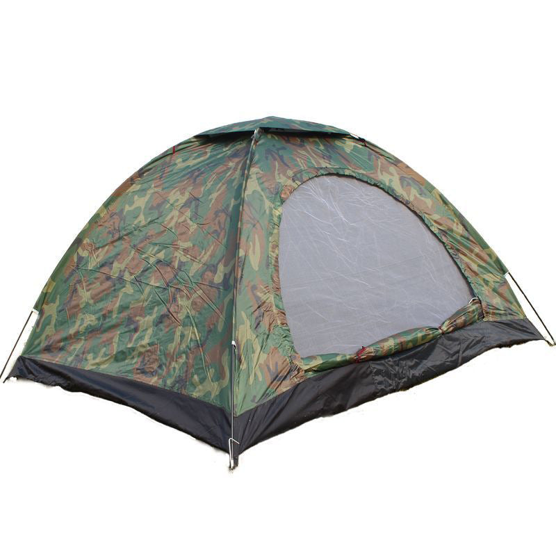 Outdoor double single layer camouflage tent tourist tent - EDC Italia