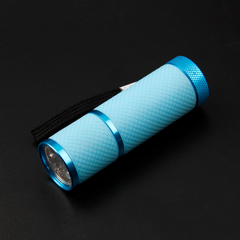 LED luminous purple flashlight
