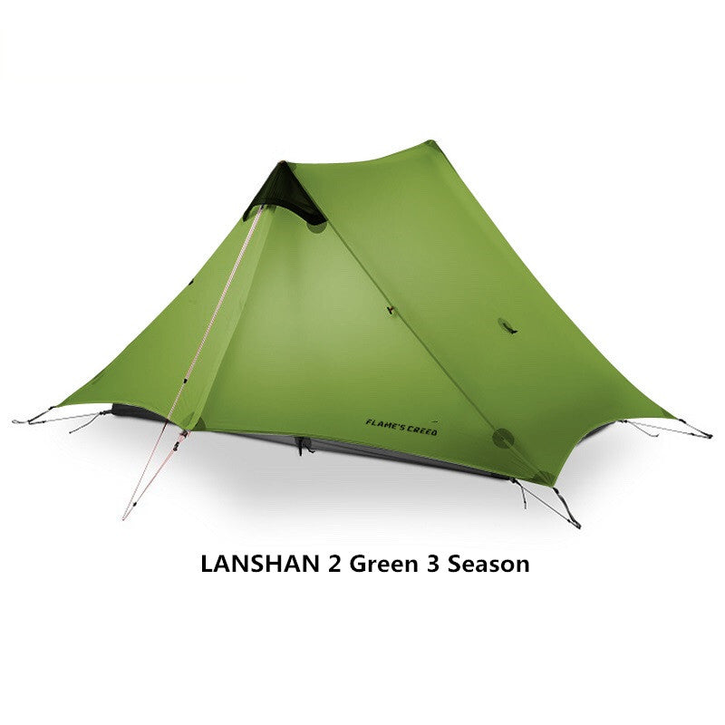 Silicon coated double tip single tip poleless tent rainproof - EDC Italia