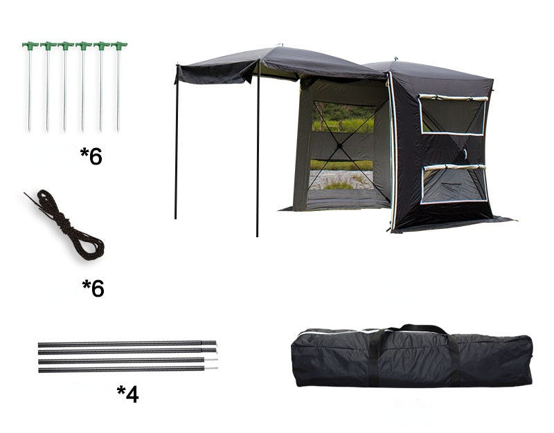 Rear Extension Tent Canopy Portable Multi-function - EDC Italia