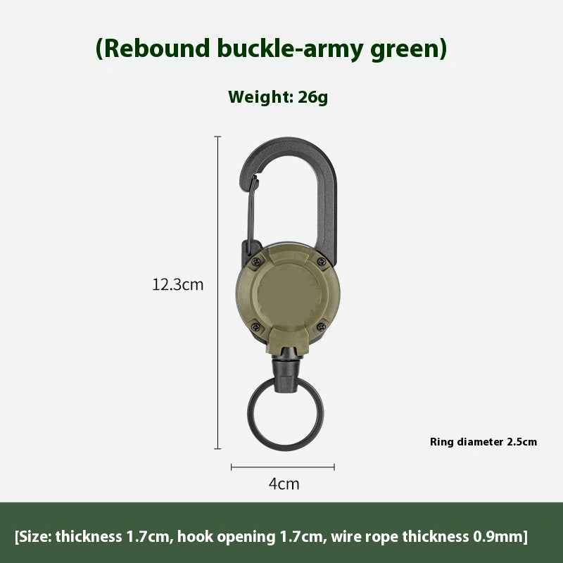 Outdoor Camping Tactical Easy Pull Retractable Buckle - EDC Italia