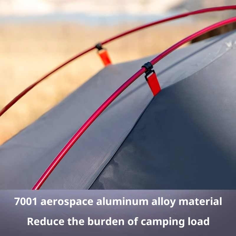 Professional Camping Tent With Ultra-light Aluminum Poles For Outdoor Storm Protection - EDC Italia