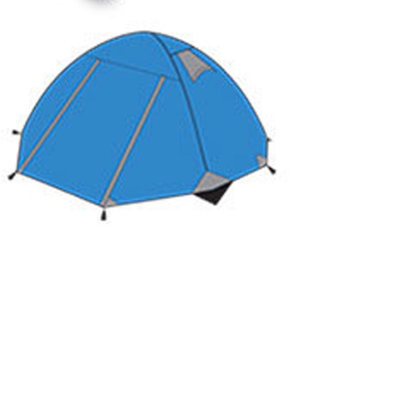 Triple Double Double Double Door Aluminum Pole Camping Tent - EDC Italia