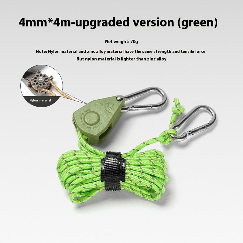 Outdoor Pulley Adjuster Tent Fixator - EDC Italia