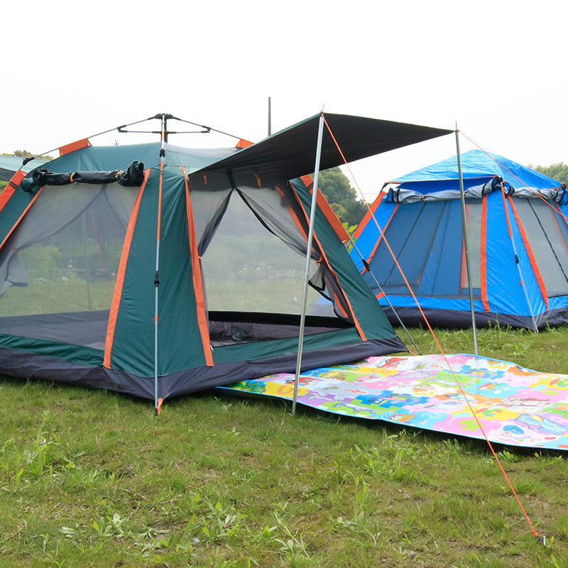 Tent Outdoor Full Automatic Speed Opening Beach Camping Tent Rainproof Multi-person Camping - EDC Italia