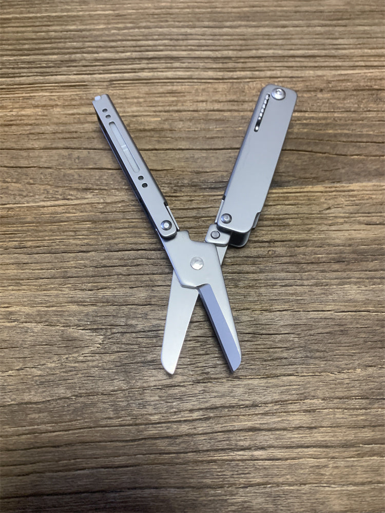 Mini Multi-functional Tool Scissors Portable Survival Knife And Scissors Screws