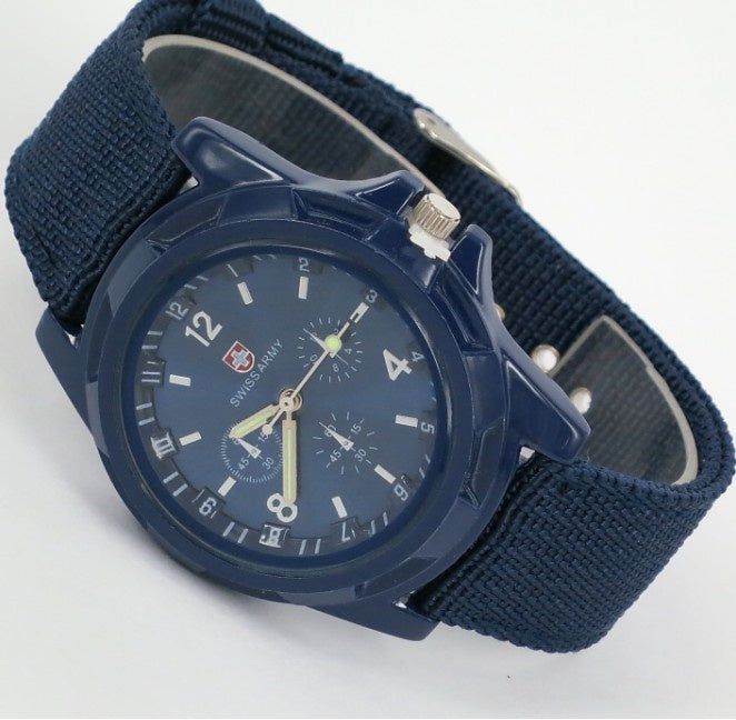 Nylon braided military watch