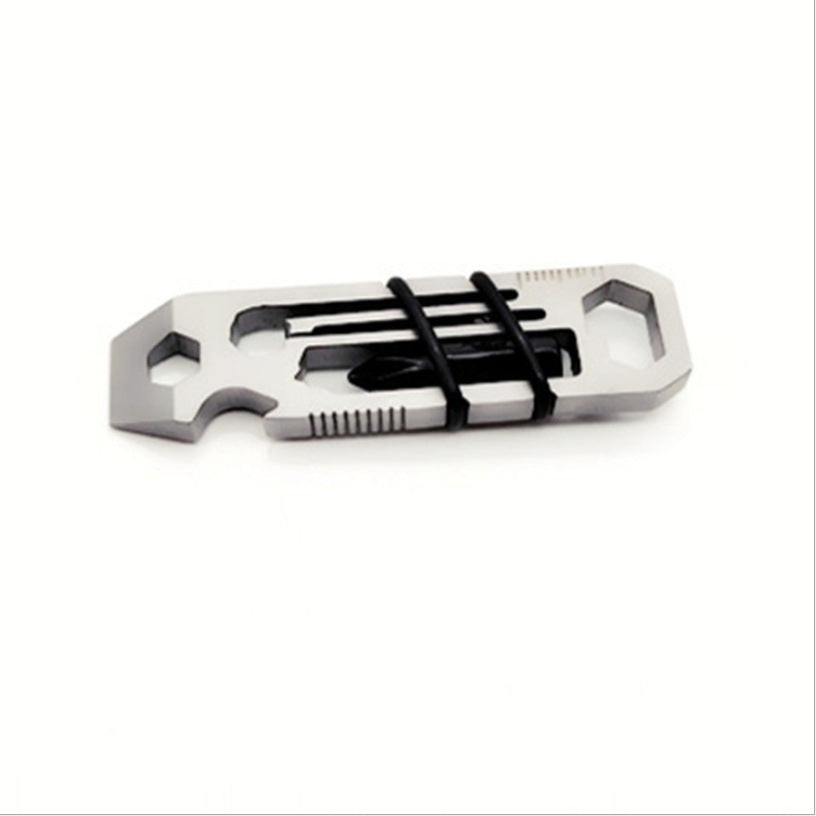 Outdoor equipment camping supplies bottle opener multi-function tool 6-point wrench inside