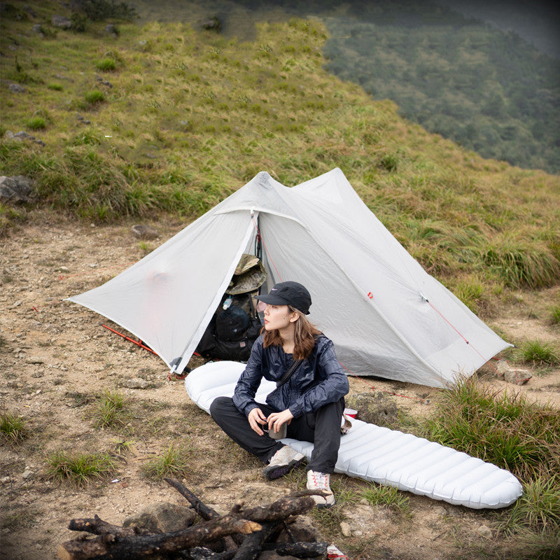 Outdoor Hiking Professional Poleless Tent Ultra-light 20D Double-sided Silicon Coated - EDC Italia