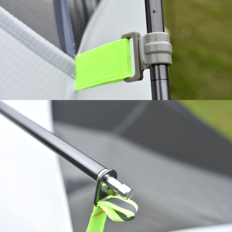 Double Layer Anti-storm Four Seasons Aluminum Pole Tent Outdoor Camping Tent - EDC Italia