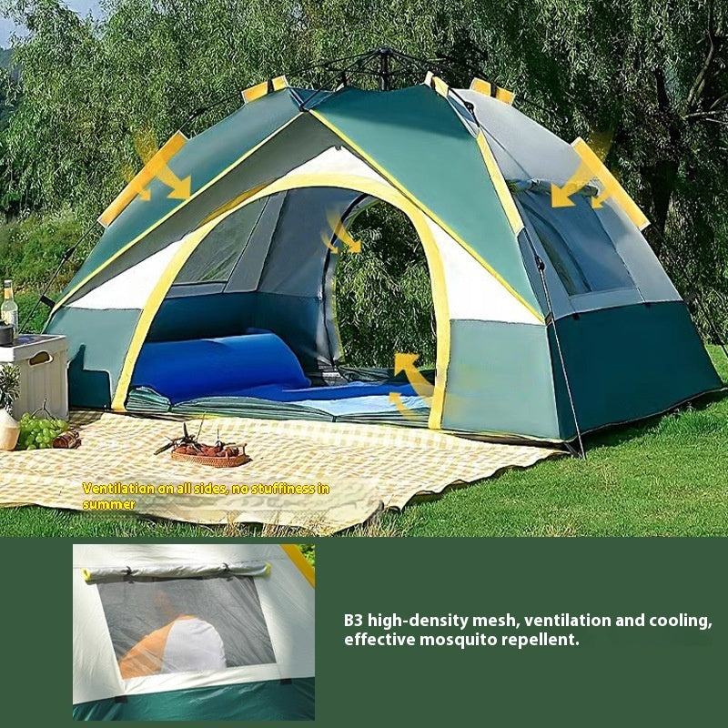 Tent Outdoor Camping 3-4 People Automatic Quickly Open - EDC Italia