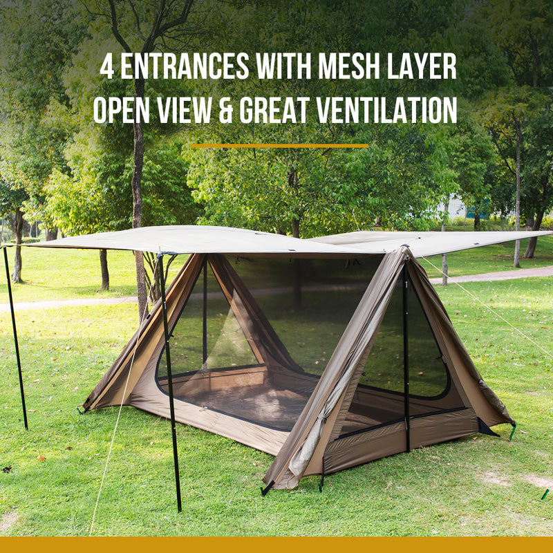 Two Person Tent Forest Hut Rain And Windproof - EDC Italia