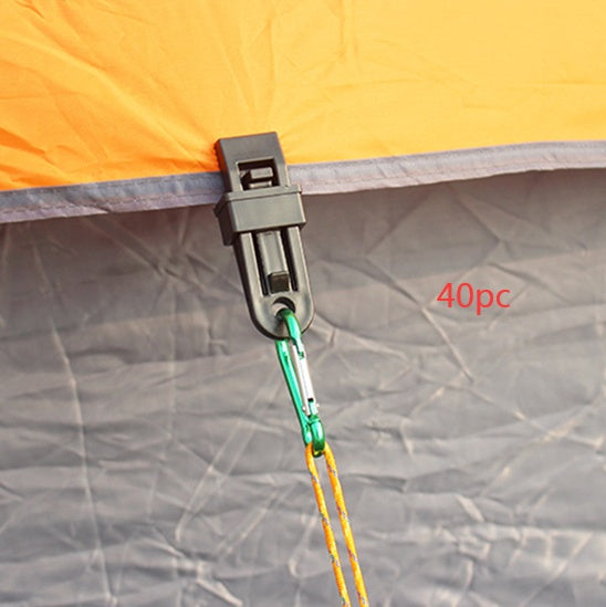 Tent tent, wind rope fixing clip, outdoor camping plastic clip sunshade shed, tent tent accessories - EDC Italia