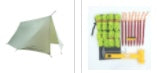 Outdoor Canopy Camping Poleless Tent Hammock Awning Camping Mat Shelter Sunshade Protection - EDC Italia
