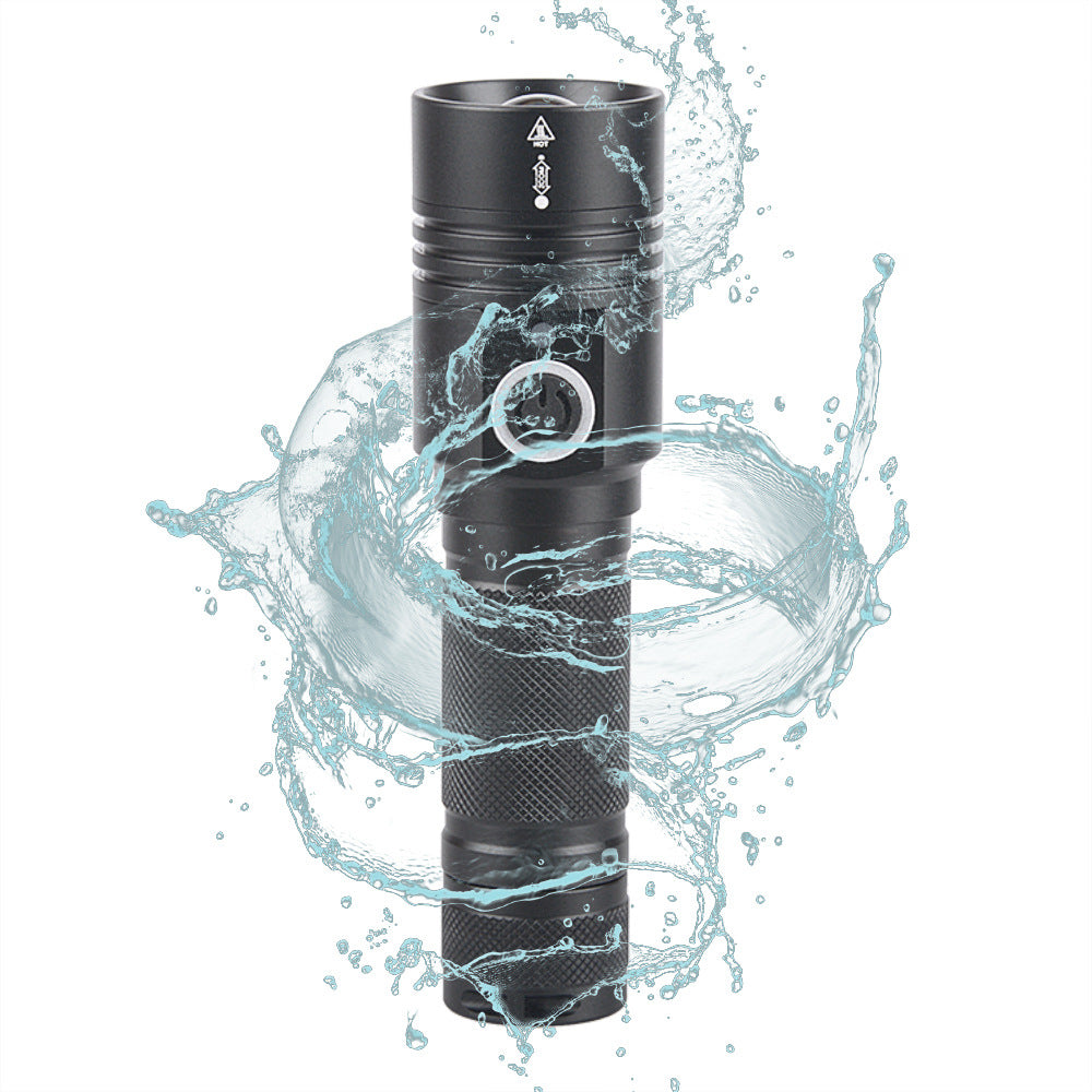 Telescopic flashlight