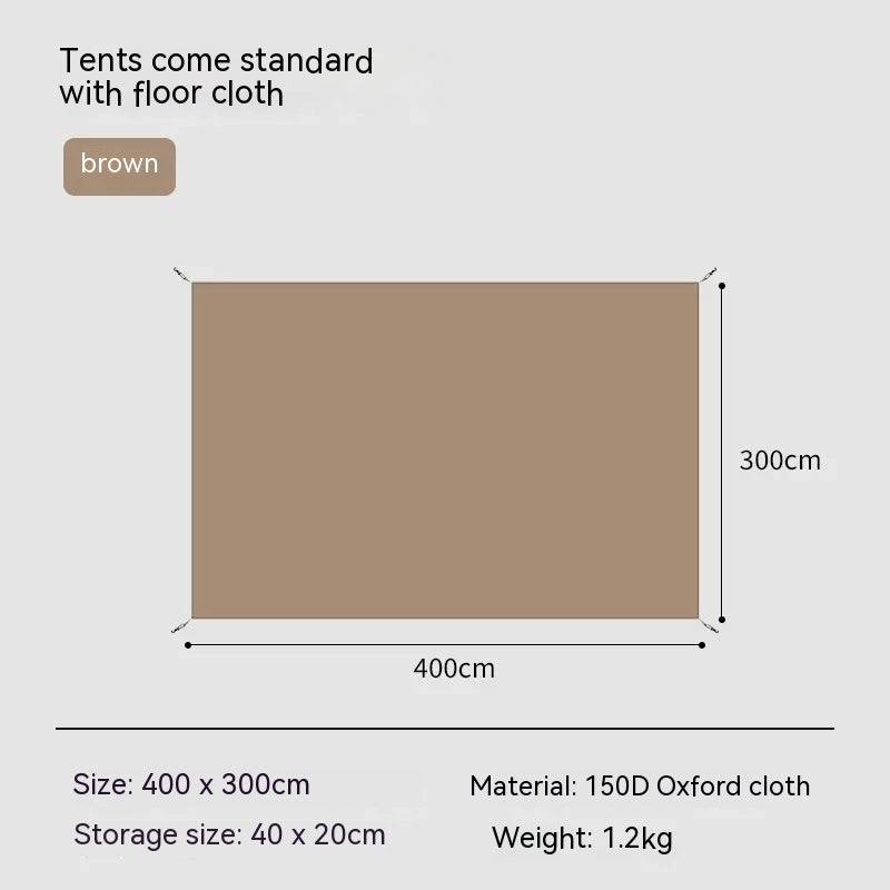 Inflatable Tent Special Ground Cloth Thick Oxford Cloth Protective Mat Camping Anti-dirtyInsulation - EDC Italia