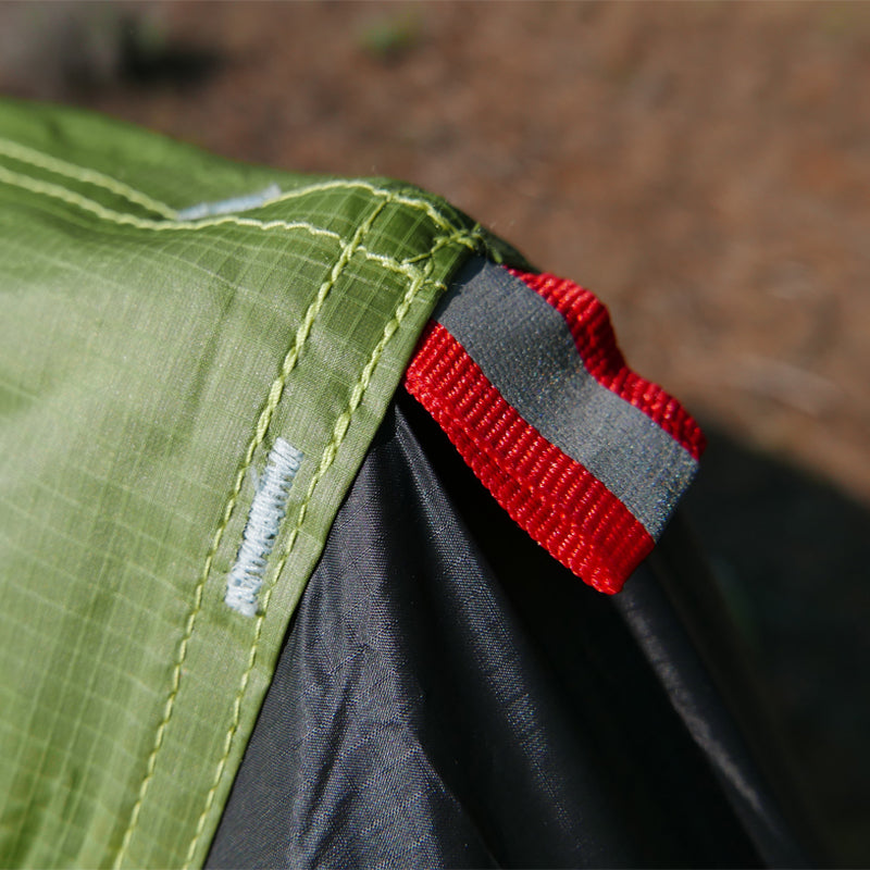 Silicon coated double tip single tip poleless tent rainproof - EDC Italia