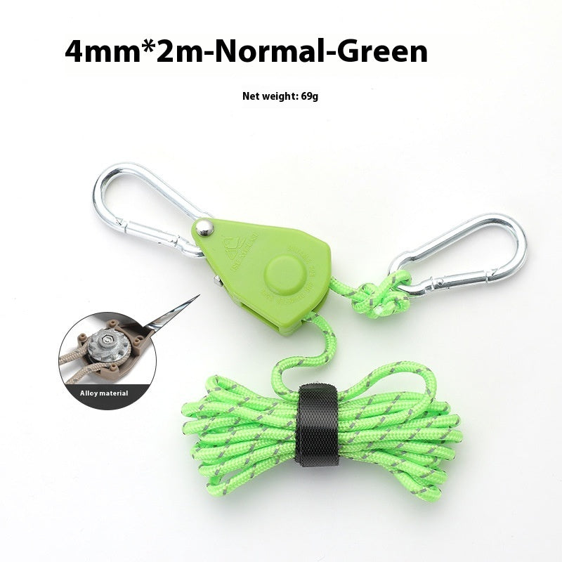 Outdoor Pulley Adjuster Tent Fixator - EDC Italia