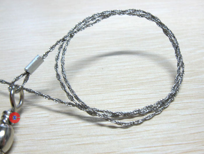 Multifunctional outdoor line according to the survival saw, wire saw, wire saw