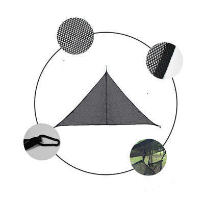 Triangle Multiplayer Hammock, Camping Tree Tent Aerial Mat - EDC Italia
