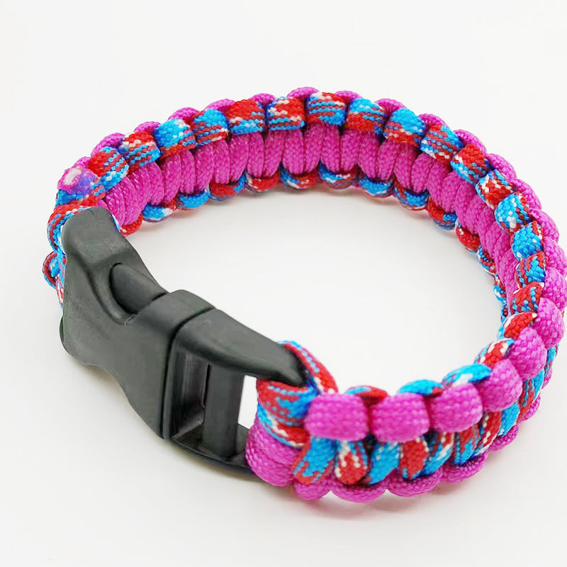Paracord Outdoor Survival Seven-core Emergency Escape Life-saving Bracelet