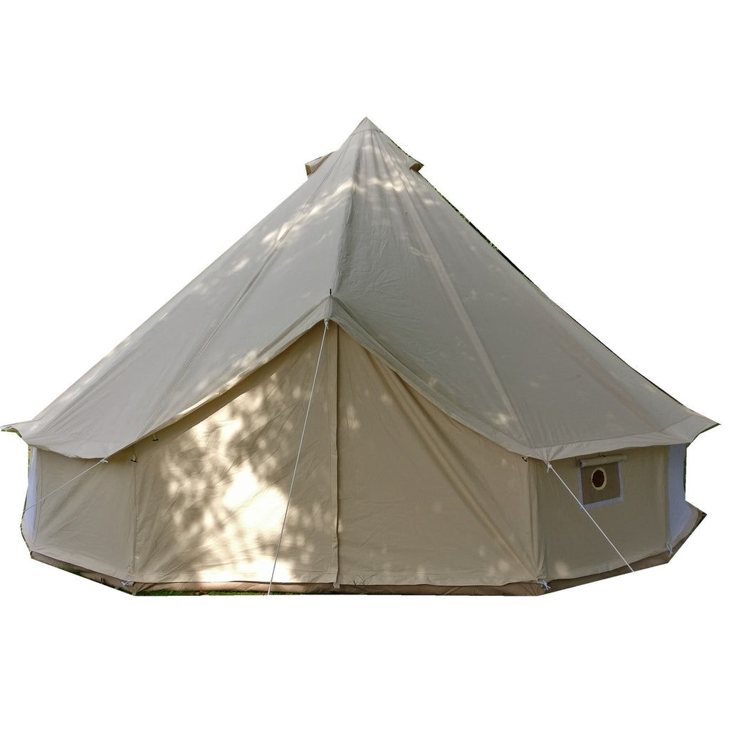 Outdoor Canvas Camping Tent Oxford Cloth Against Heavy Rain To Keep Warm - EDC Italia