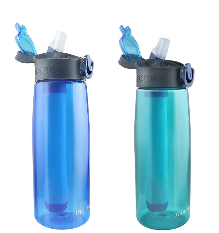 Outdoor Plastic Filter Water Cup
