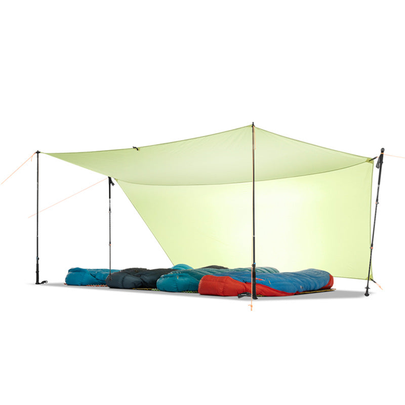 Ultralight Double Silicon Fabric Canopy 3.6m Rainproof Sunshade Tent - EDC Italia