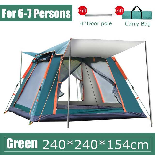 Tent Outdoor Full Automatic Speed Opening Beach Camping Tent Rainproof Multi-person Camping - EDC Italia