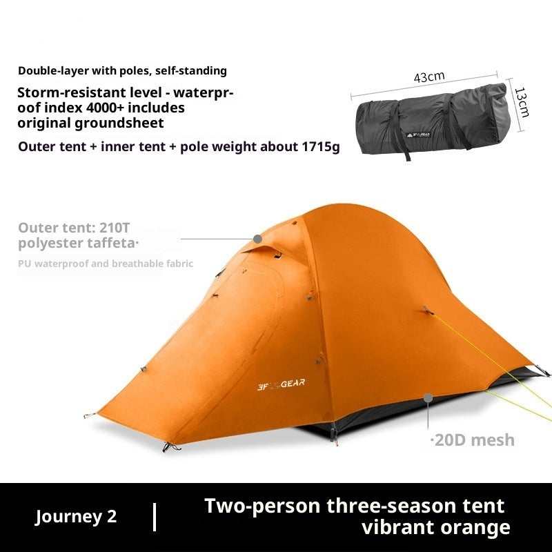 Ultra-light Stormproof And Wind-resistant Outdoor Camping Tent - EDC Italia